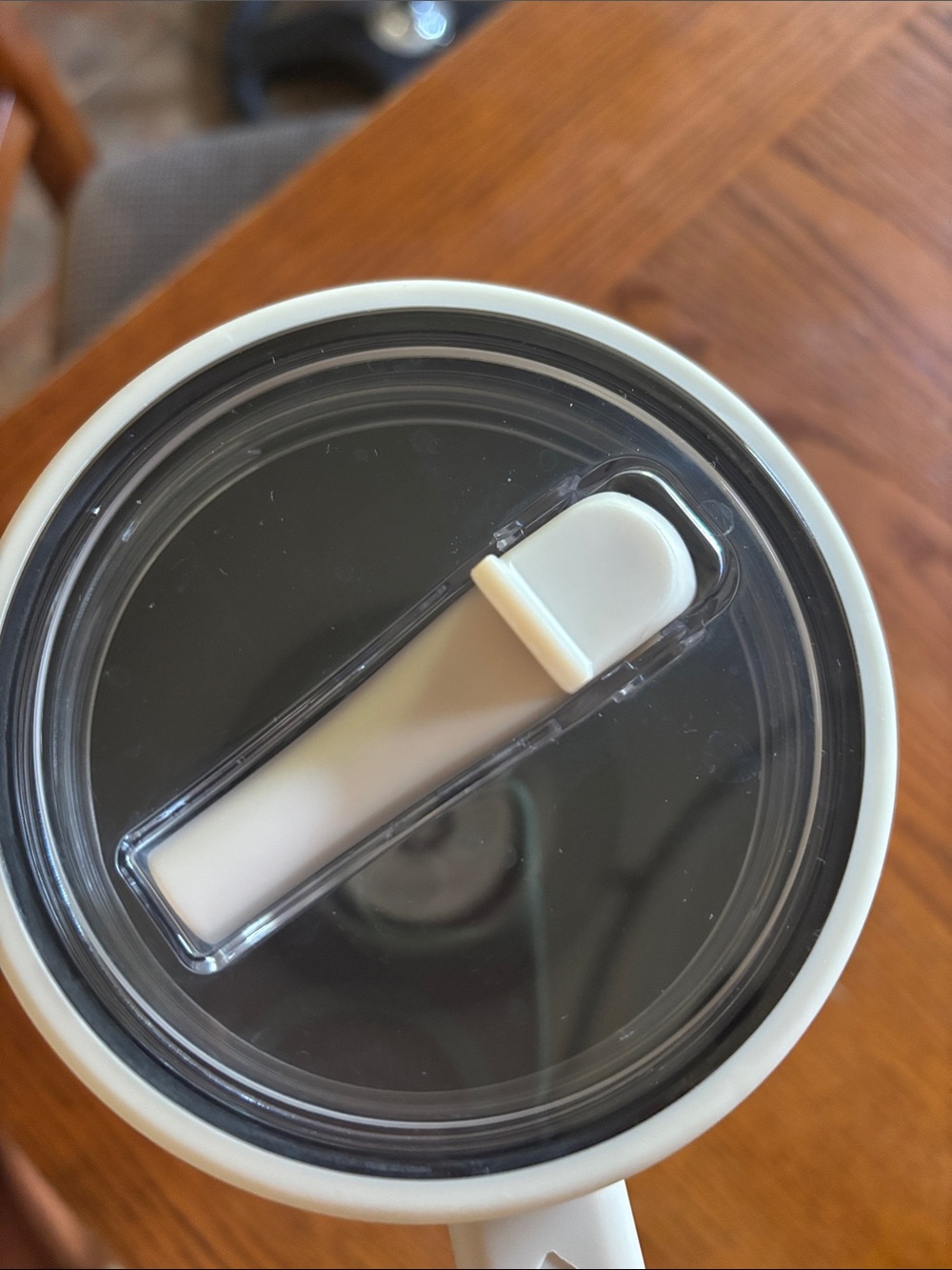 Hydro Jug Plaid Travel Mug - Cream & Brown - Picture 4 of 4